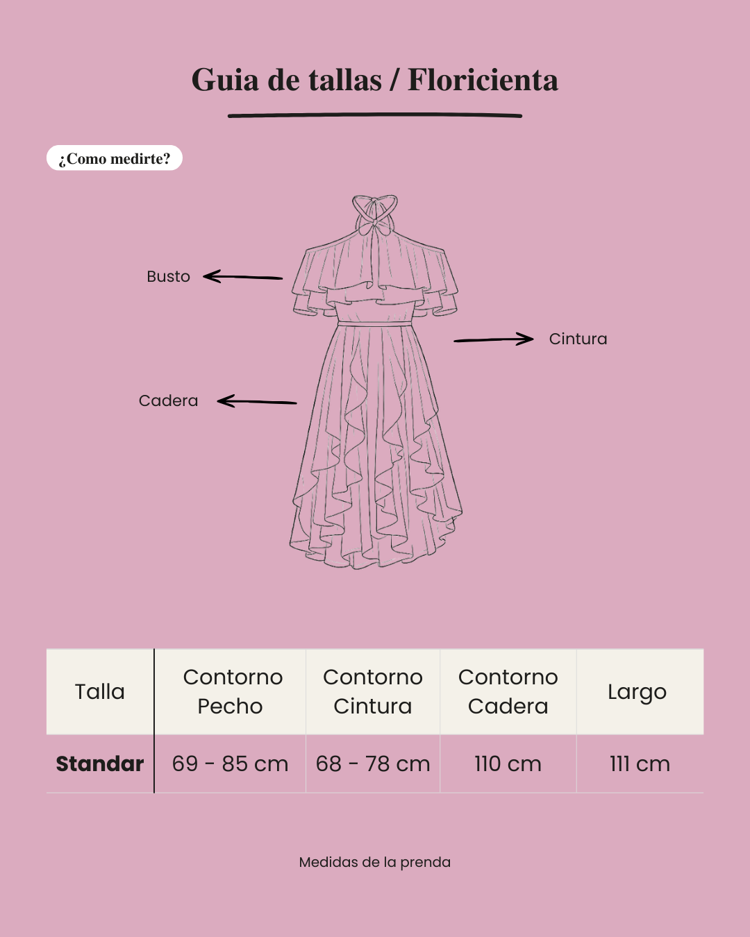 VESTIDO FLORICIENTA - NEGRO