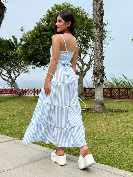 VESTIDO CAYETANA- ROSADO