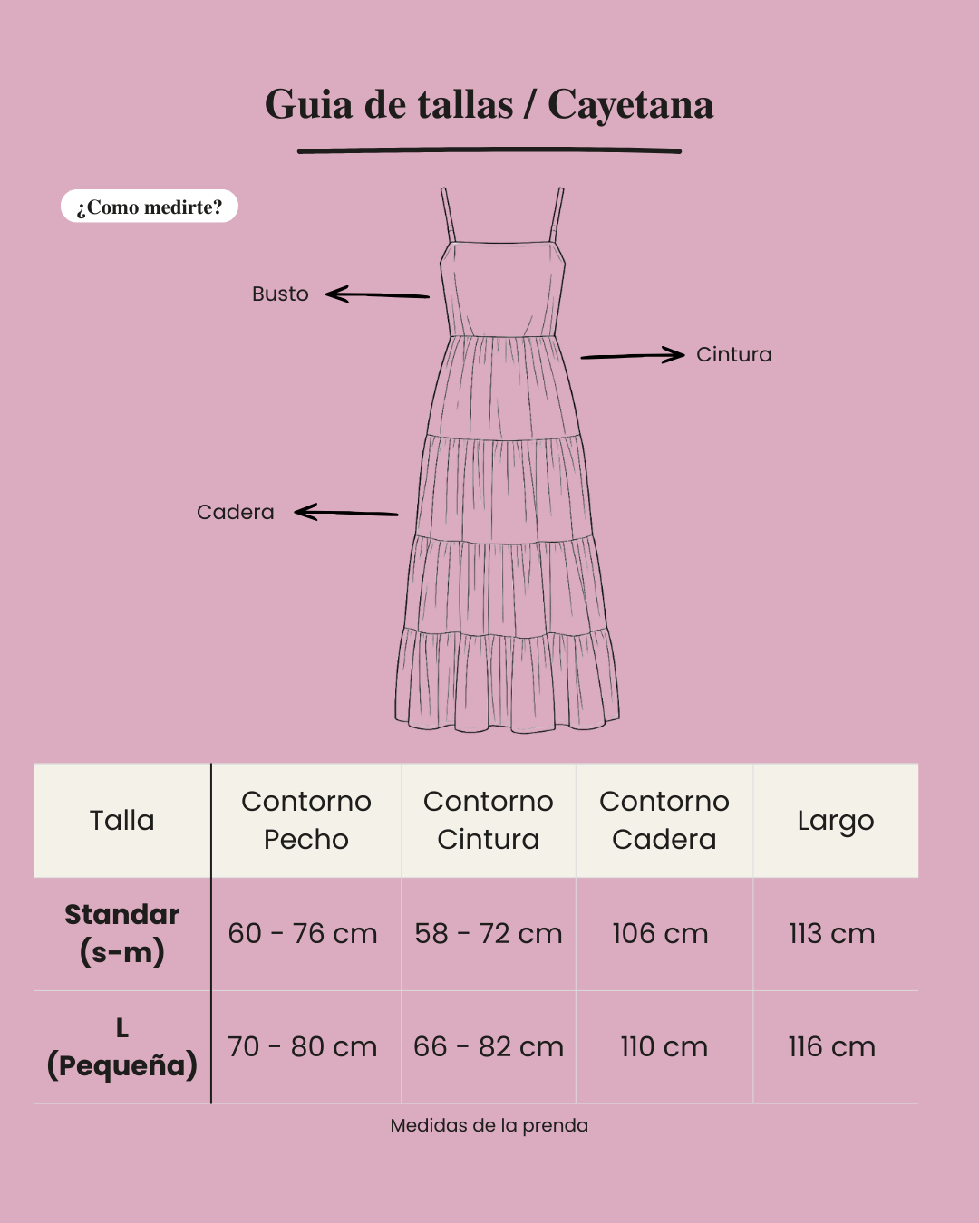VESTIDO CAYETANA- ROSADO