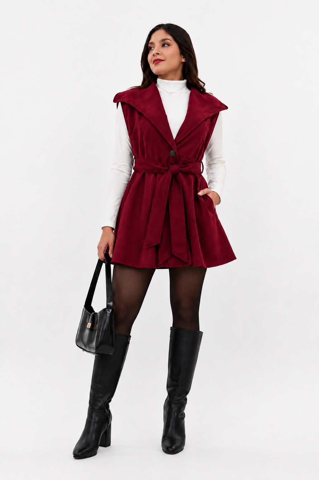 CHALECO CHARLOTTE VINO