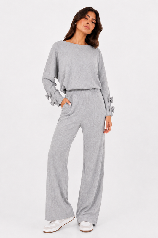 CONJUNTO LORENA GRIS