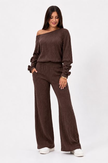CONJUNTO LORENA CHOCOLATE