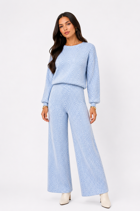 CONJUNTO LUCIA RAYAS CELESTE