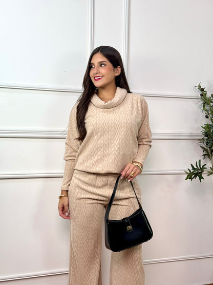 CONJUNTO ALDARA CHOMPERO BEIGE