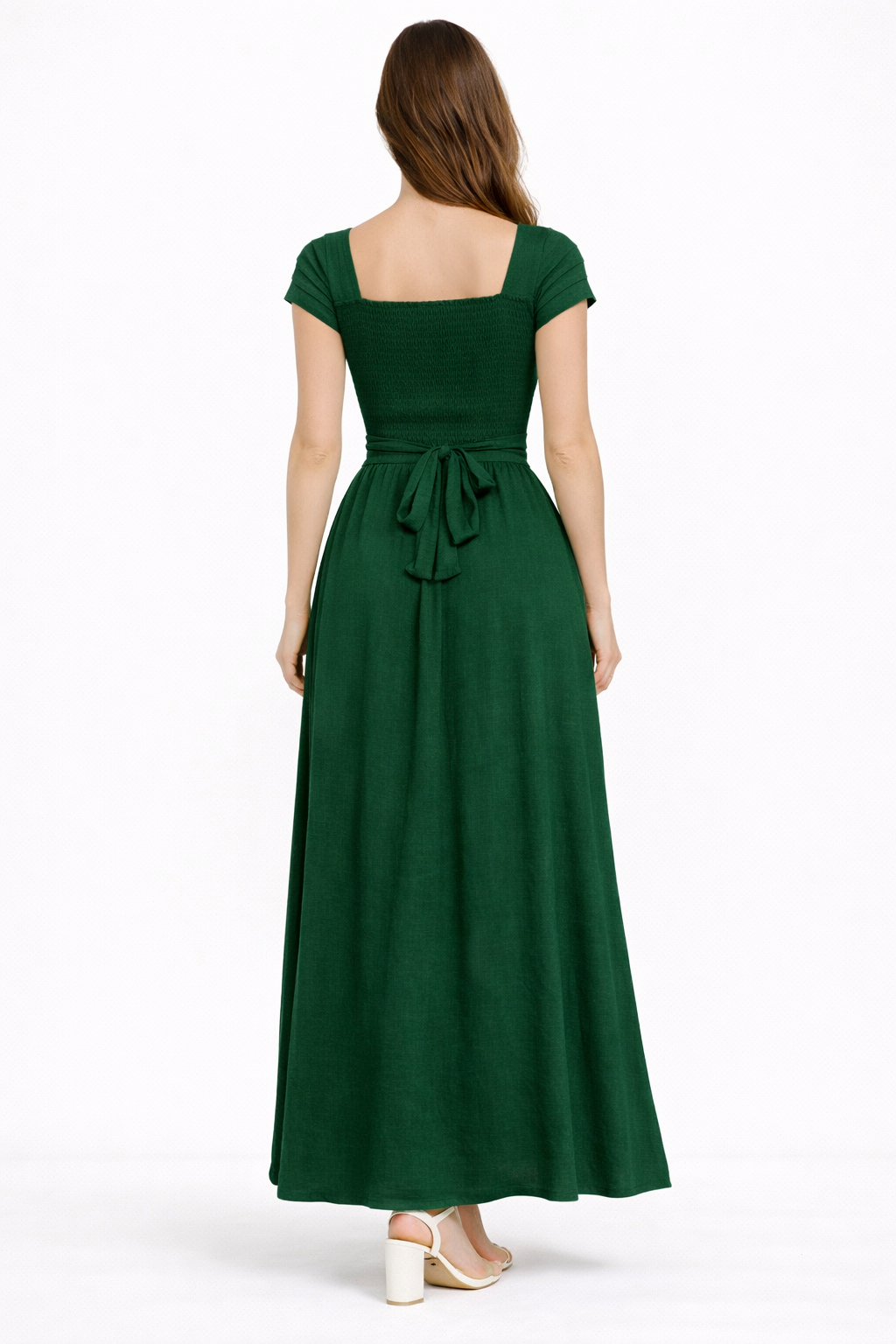 VESTIDO NICOLE - VERDE BOTELLA