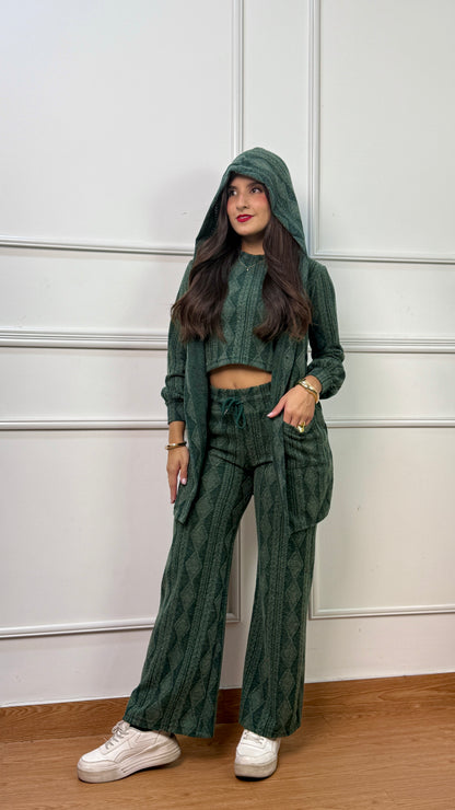 CONJUNTO INTI VERDE BOTELLA