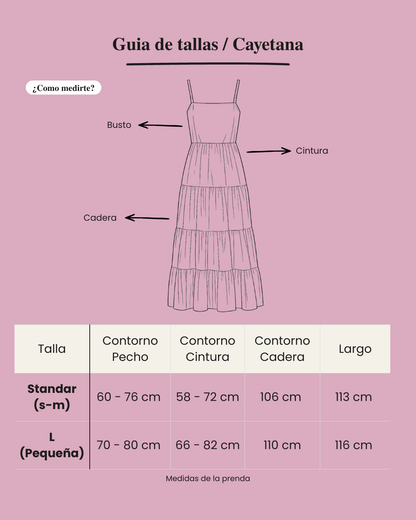 VESTIDO CAYETANA- ROSADO