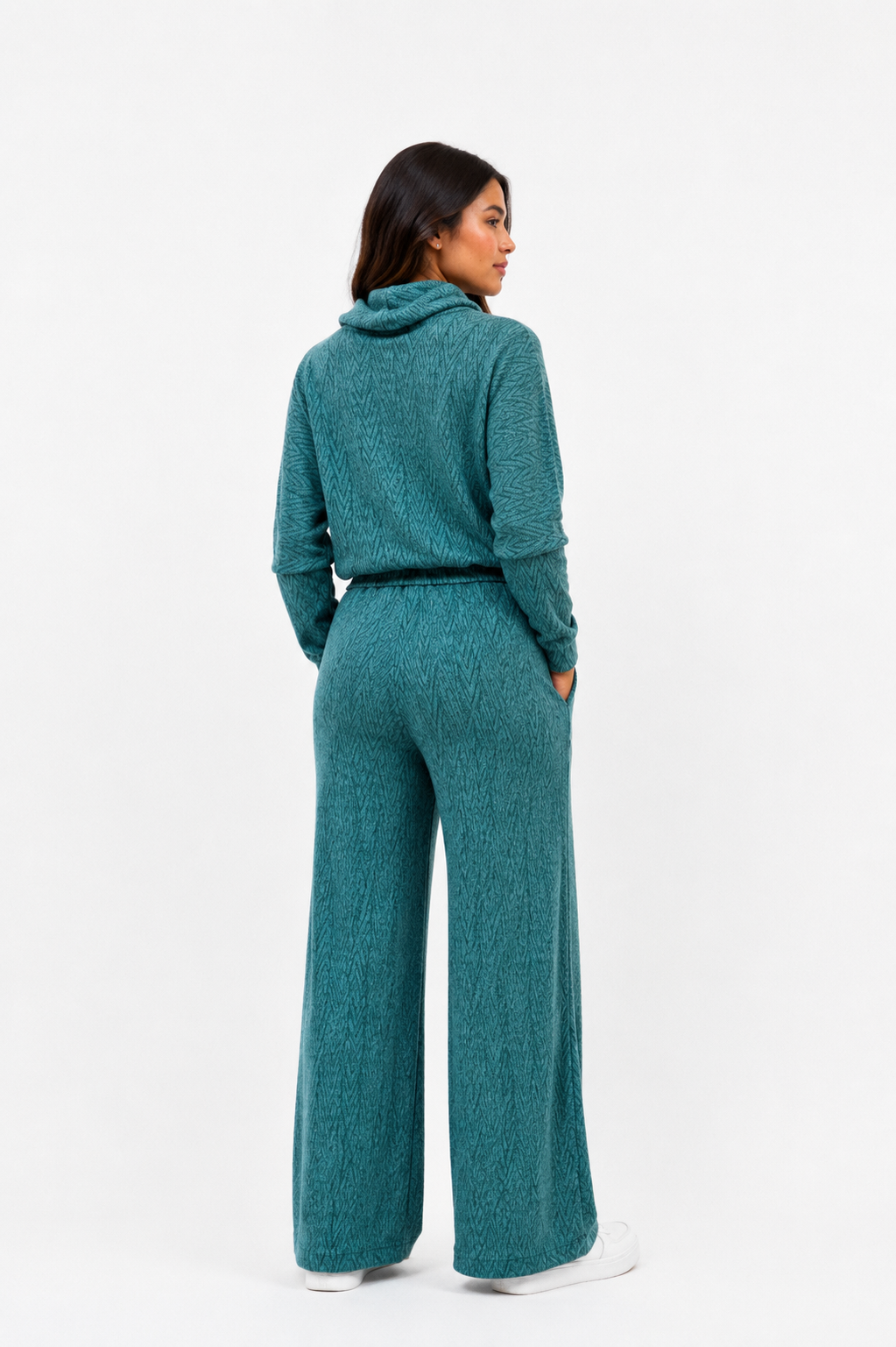 CONJUNTO ALDARA CHOMPERO VERDE BOTELLA