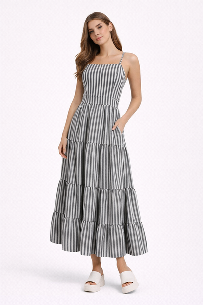 VESTIDO CAYETANA- NEGRO