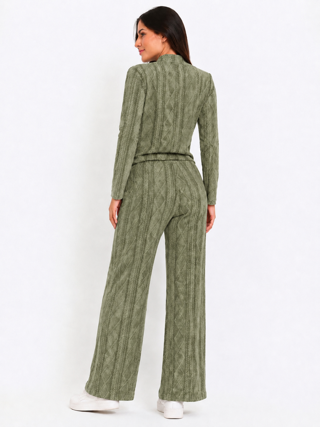 CONJUNTO 3 PIEZAS ALONDRA VERDE OLIVO