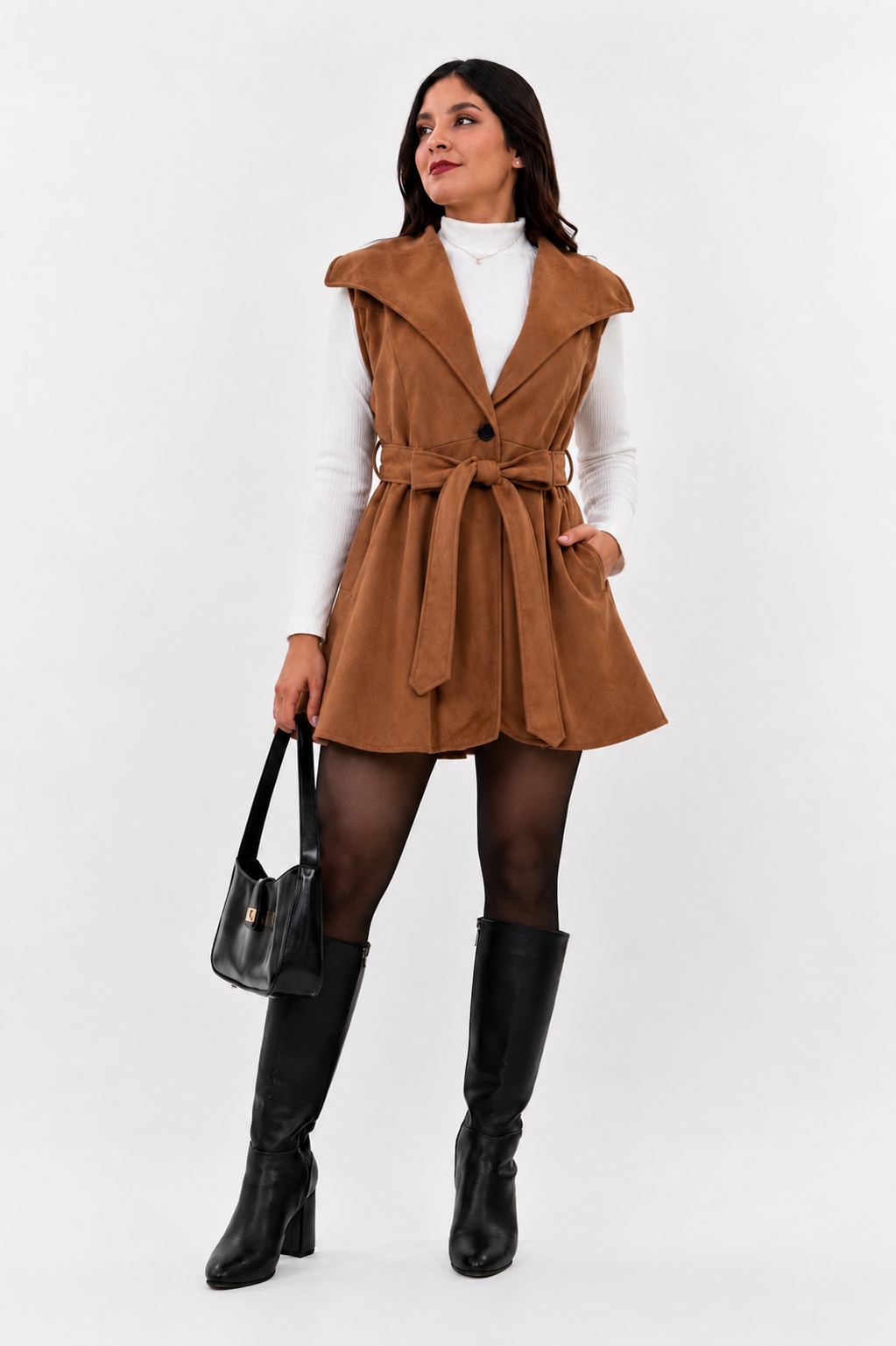 CHALECO CHARLOTTE CAMEL