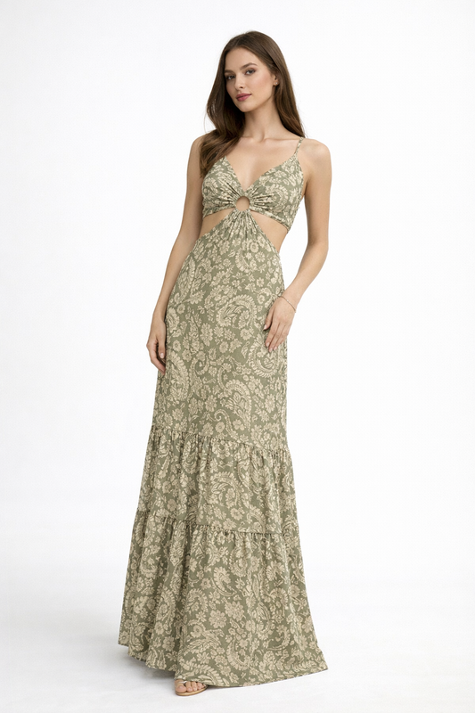 VESTIDO BRISA - VERDE OLIVO