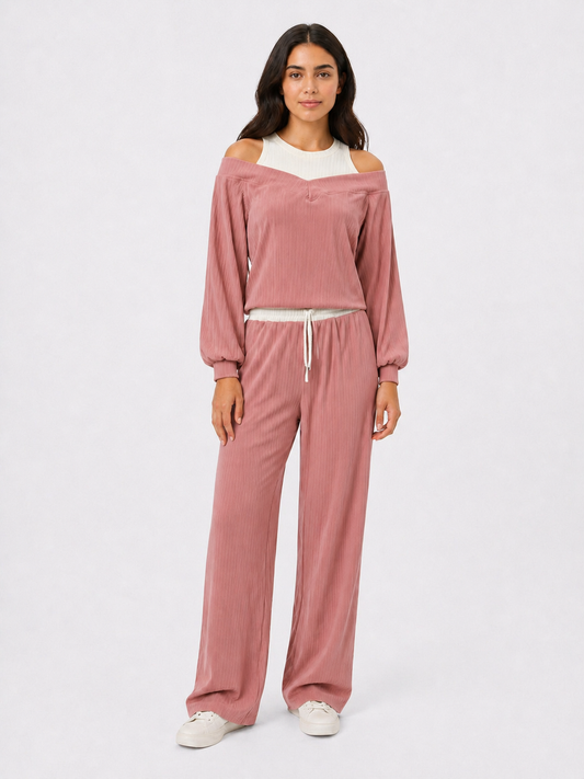 CONJUNTO OLIVIA ROSADO