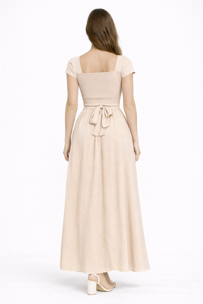 VESTIDO NICOLE - ARENA