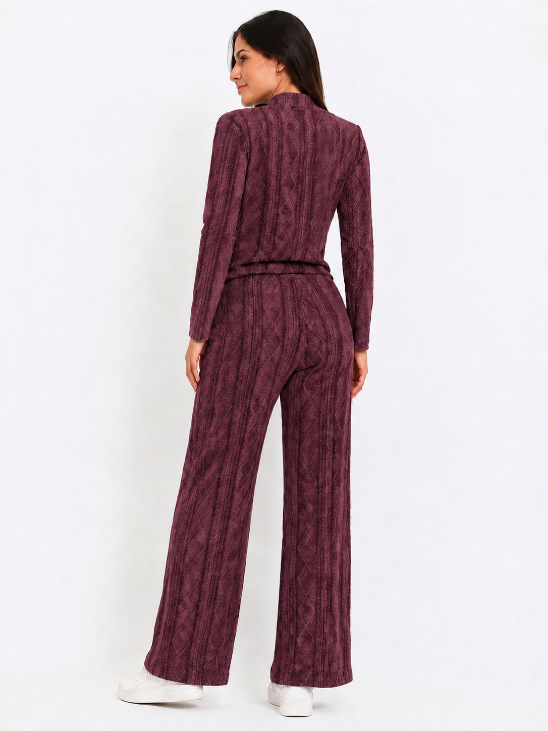 CONJUNTO 3 PIEZAS ALONDRA VINO
