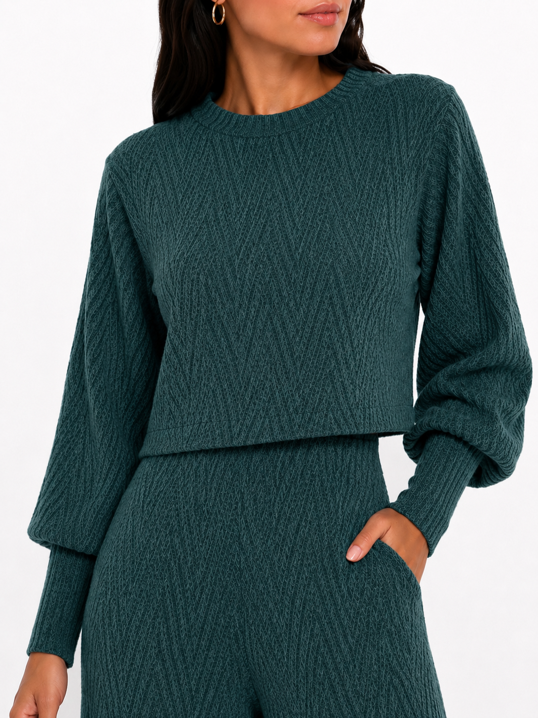 CONJUNTO ALEJANDRA VERDE BOTELLA