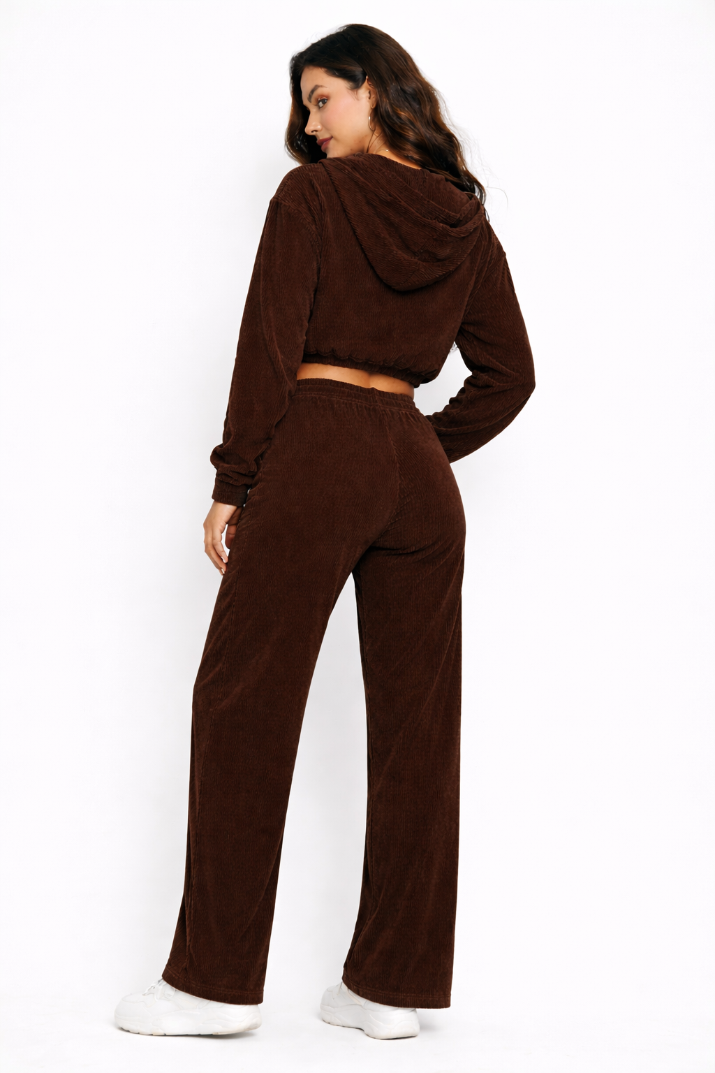 CONJUNTO  ESTRELLA MARRON OSCURO