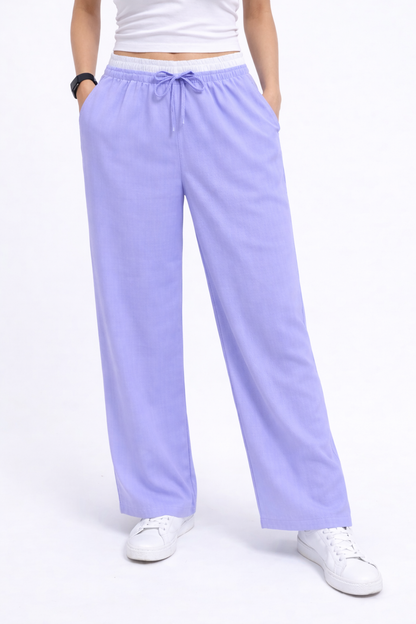 PANTALON SANTORINI CELESTE