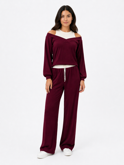CONJUNTO OLIVIA VINO