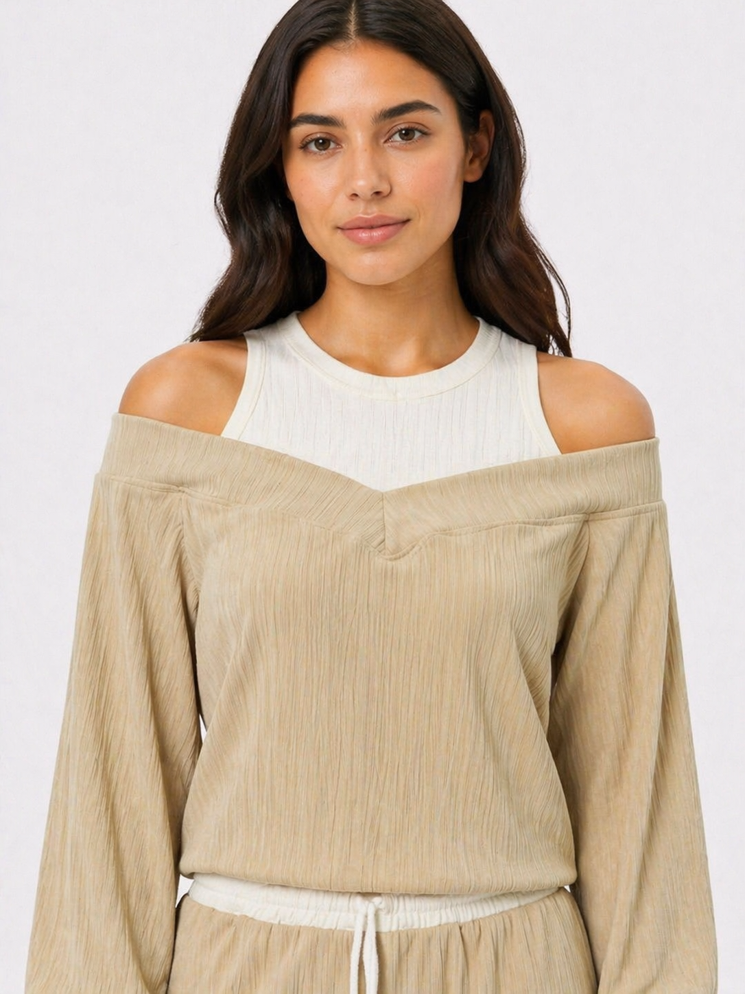 CONJUNTO OLIVIA BEIGE