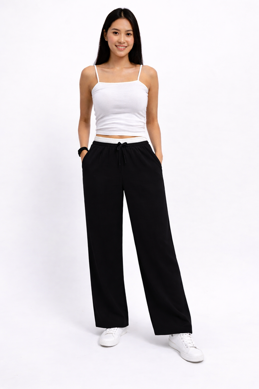 PANTALON SANTORINI NEGRO
