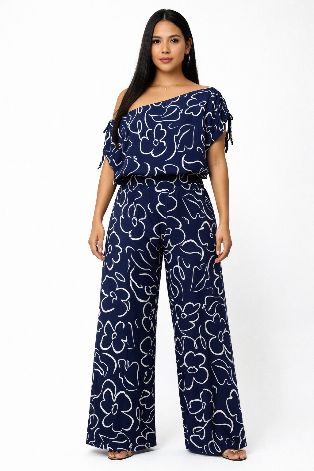CONJUNTO VALENTINA AZUL MARINO
