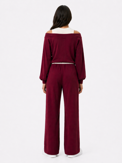 CONJUNTO OLIVIA VINO