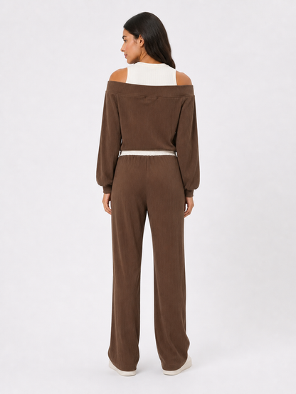 CONJUNTO OLIVIA CHOCOLATE
