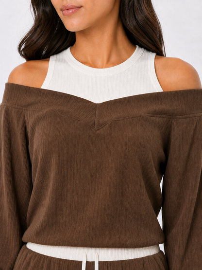 CONJUNTO OLIVIA CHOCOLATE