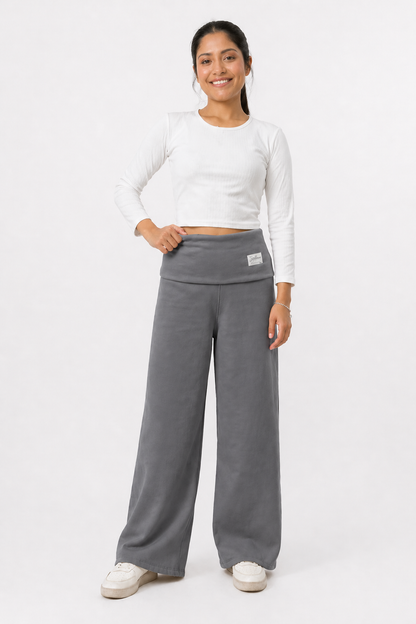 PANTALON ARIANA PLOMO RATA