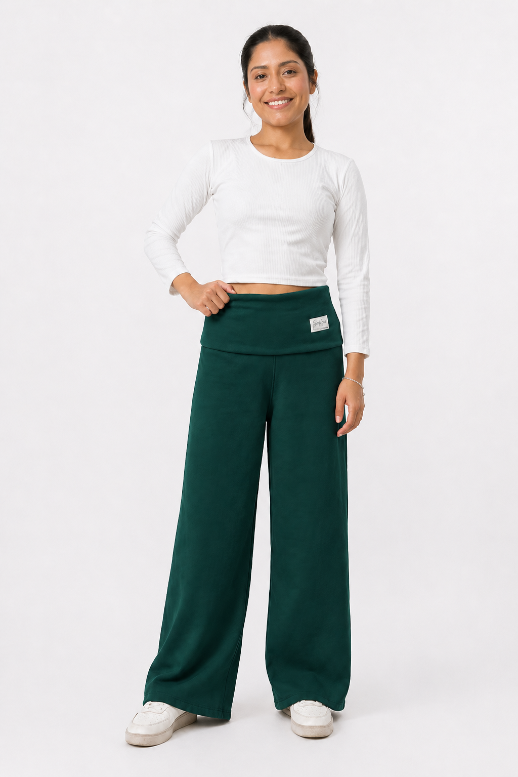 PANTALON ARIANA VERDE BOTELLA