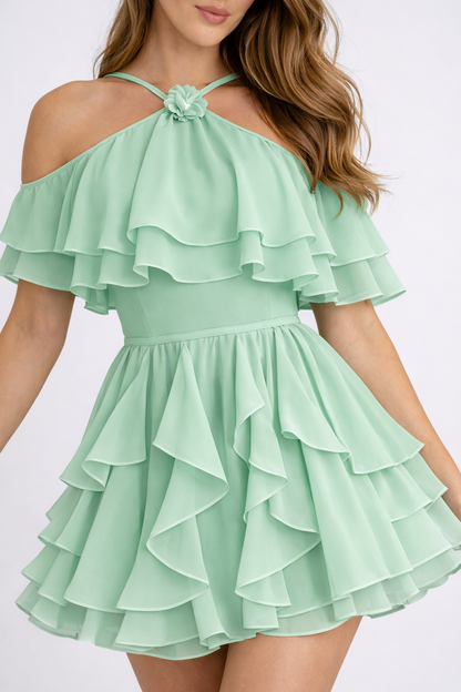 VESTIDO KENDALL - VERDE MANZANA