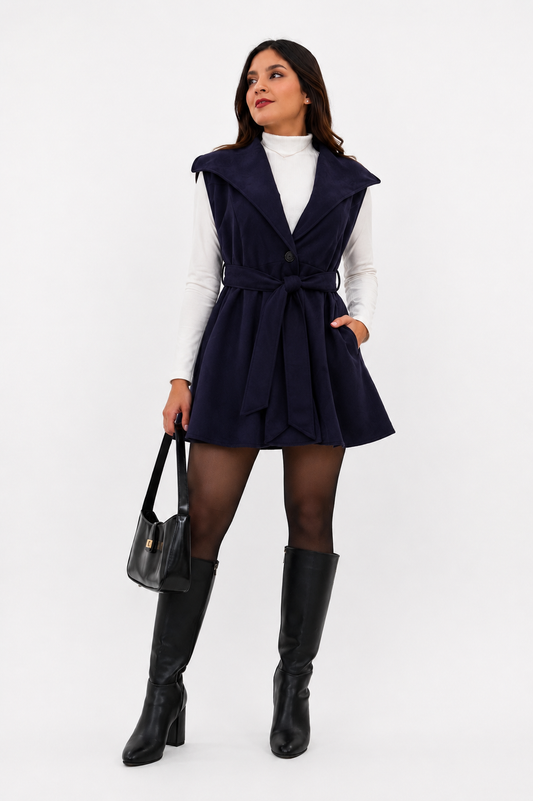 CHALECO CHARLOTTE AZUL