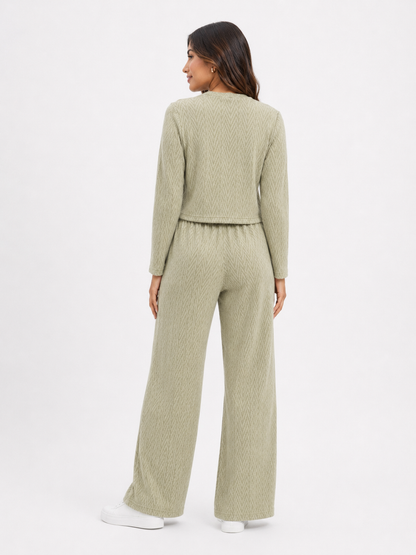 CONJUNTO 3 PIEZAS ALONDRA VERDE MANZANA