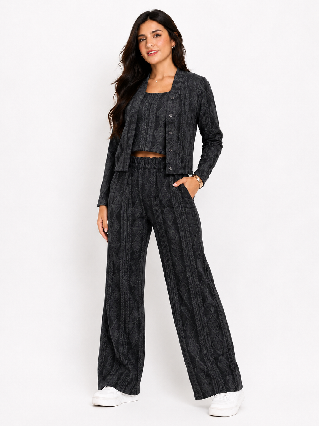 CONJUNTO 3 PIEZAS ALONDRA NEGRO