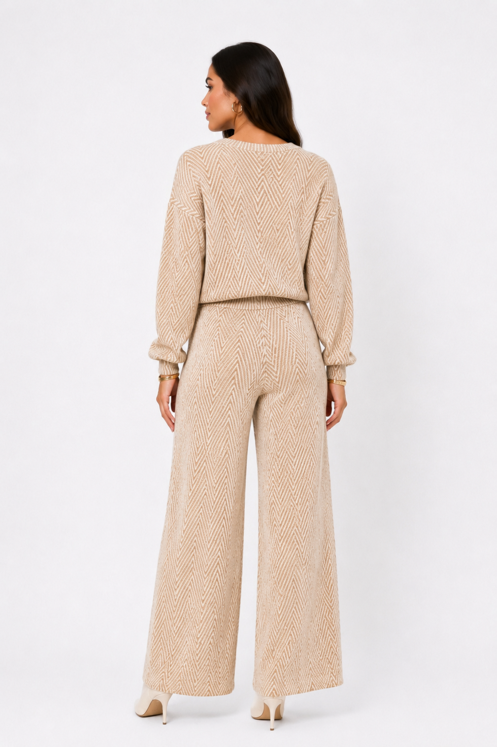 CONJUNTO LUCIA RAYAS BEIGE