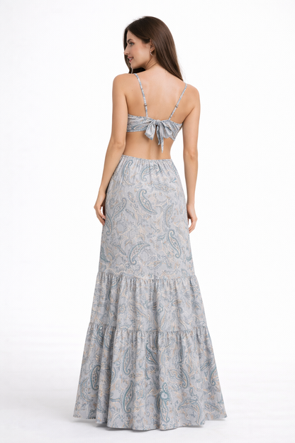 VESTIDO BRISA - CELESTE