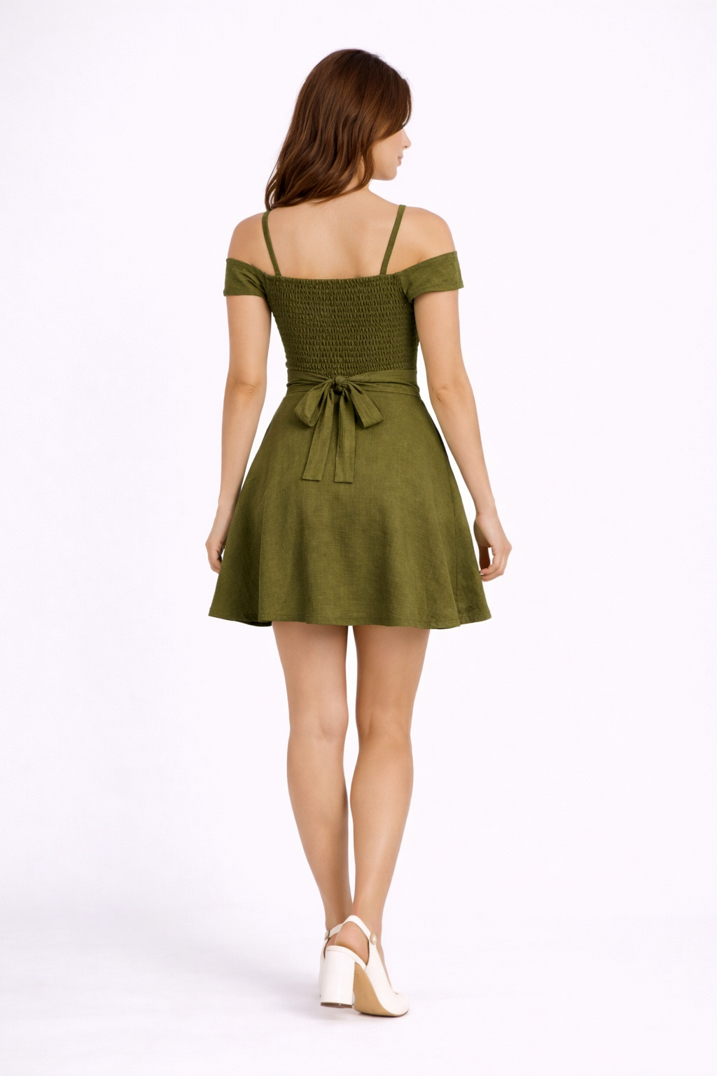 VESTIDO BRUNELA - VERDE OLIVO