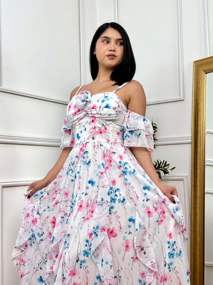 VESTIDO ADA - PERLA FLORAL