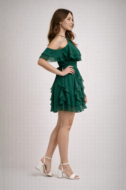 VESTIDO KENDALL - VERDE BOTELLA