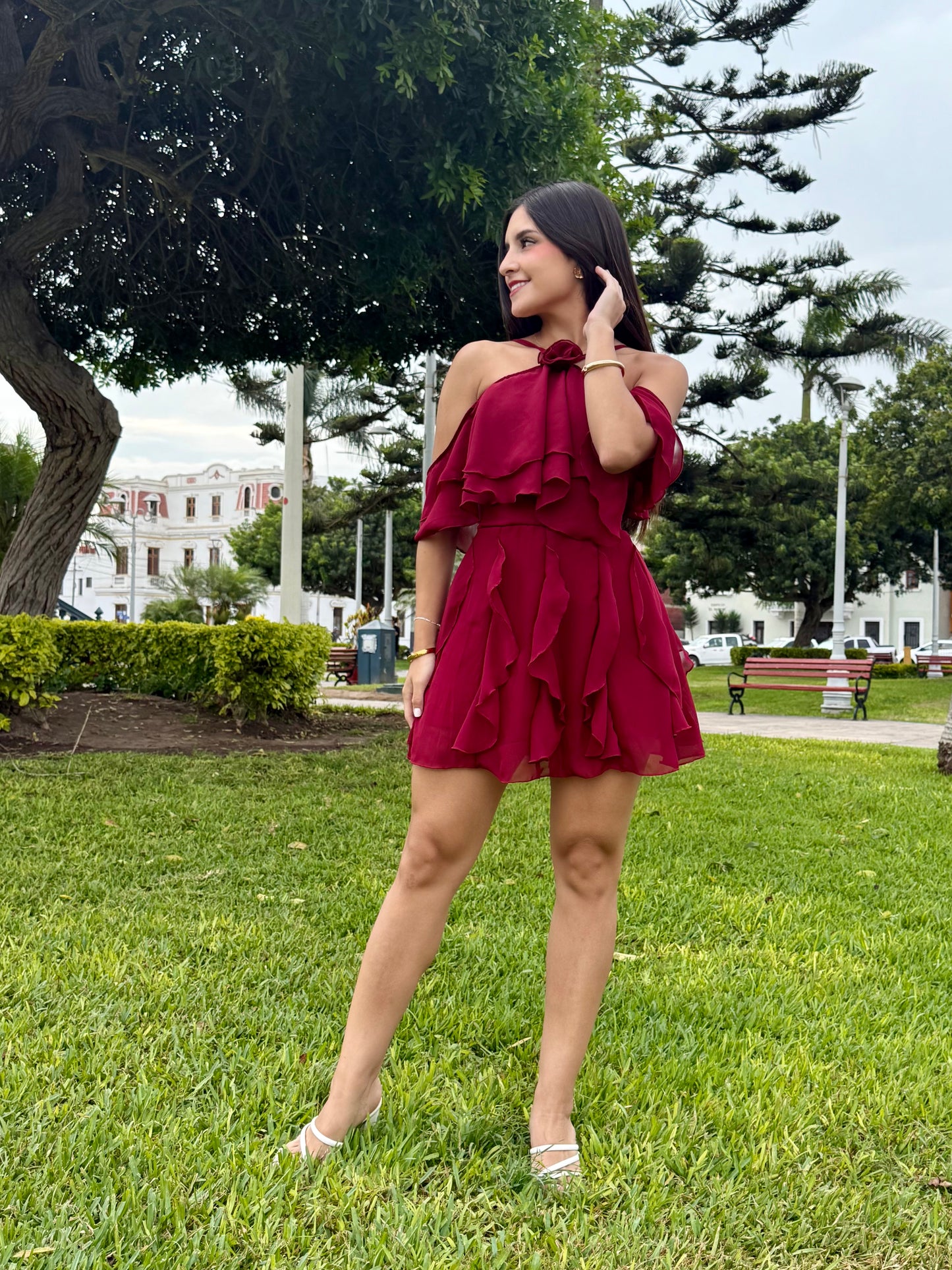 VESTIDO KENDALL - VINO
