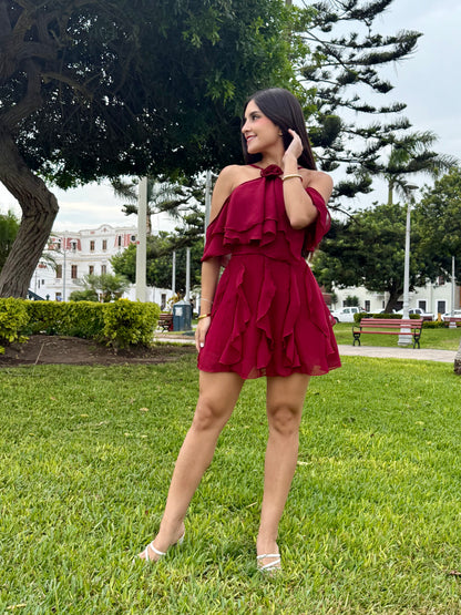 VESTIDO KENDALL - VINO