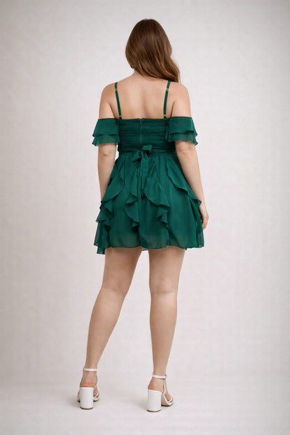 VESTIDO KENDALL - VERDE BOTELLA