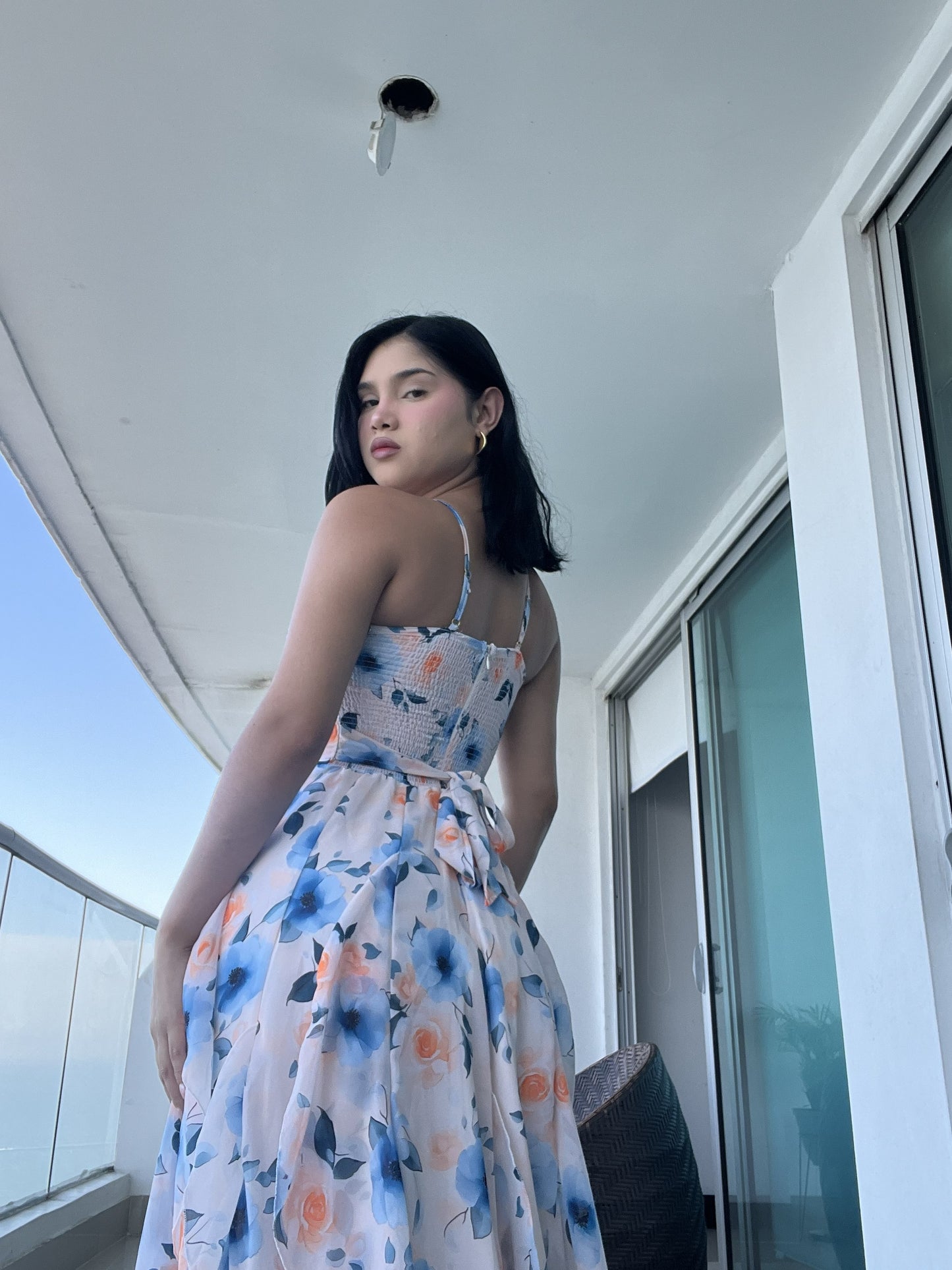 VESTIDO ADA - BLANCO Y NEGRO