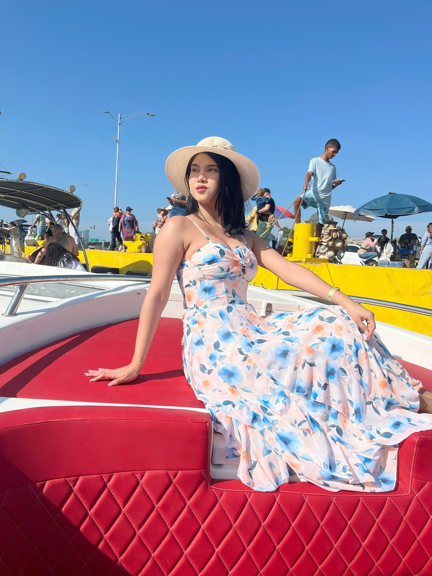 VESTIDO ADA - NARANJA AZULADO