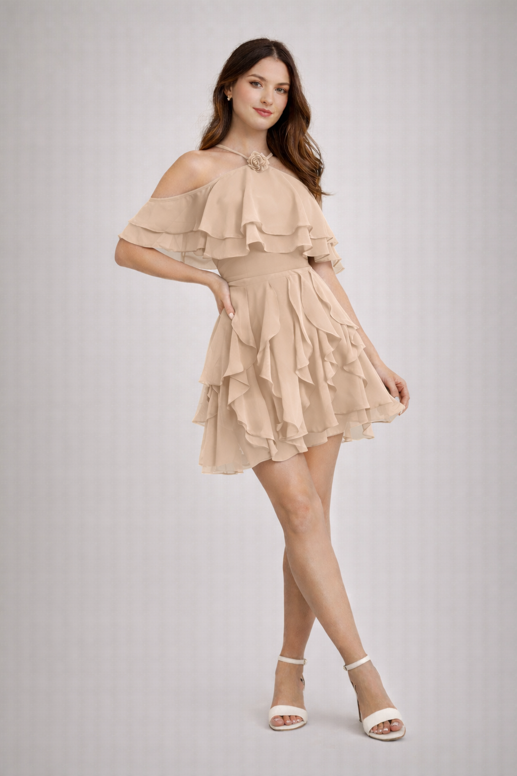 VESTIDO KENDALL - BEIGE
