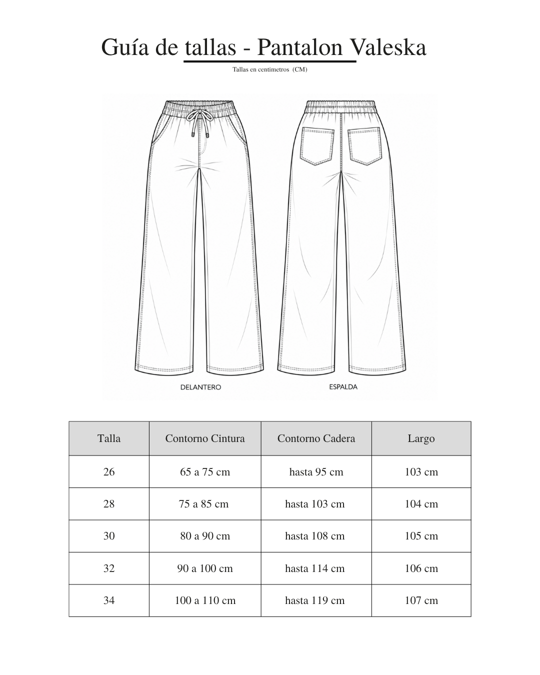 PANTALON VALESKA
