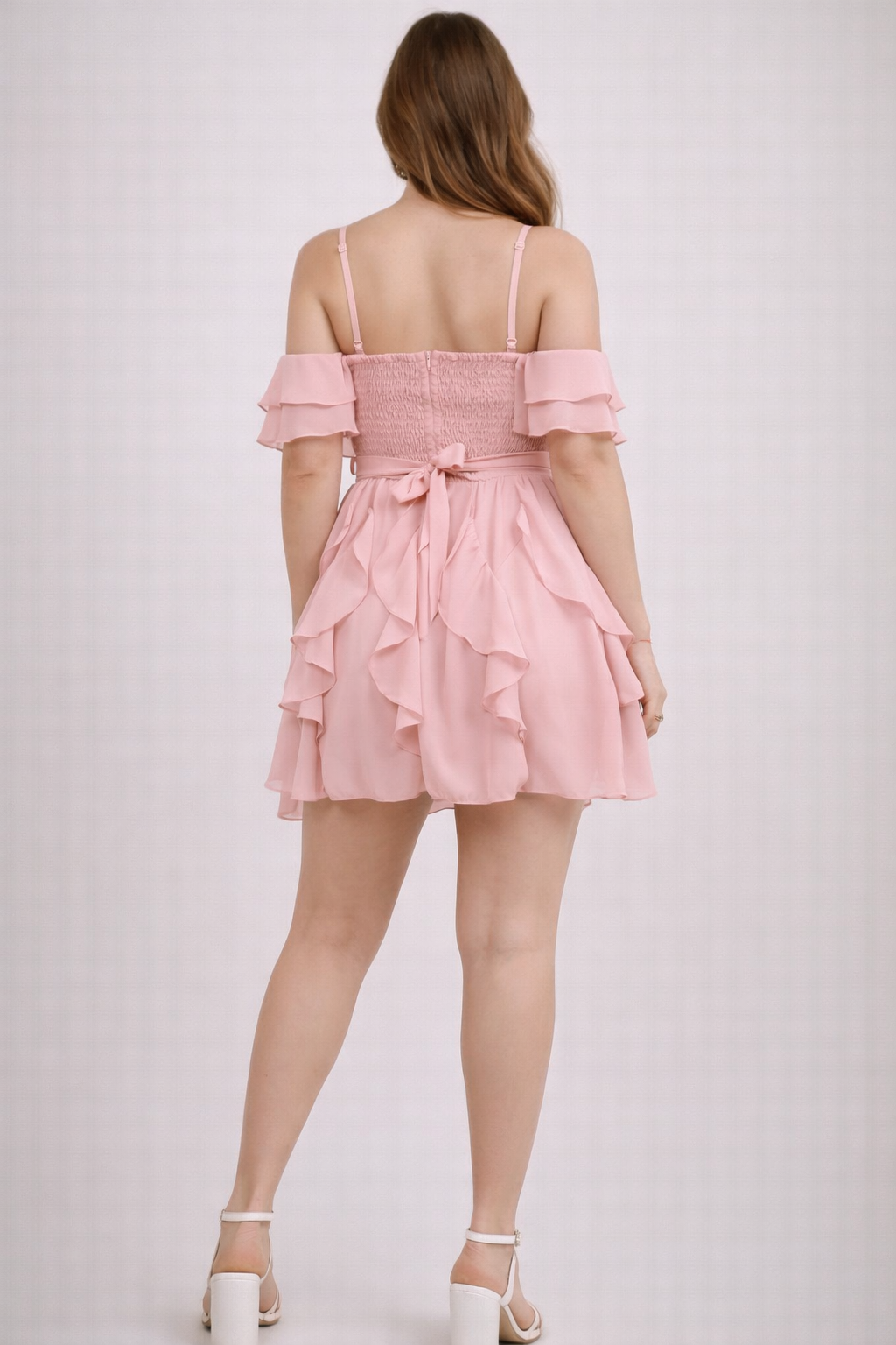VESTIDO KENDALL - PALO ROSA