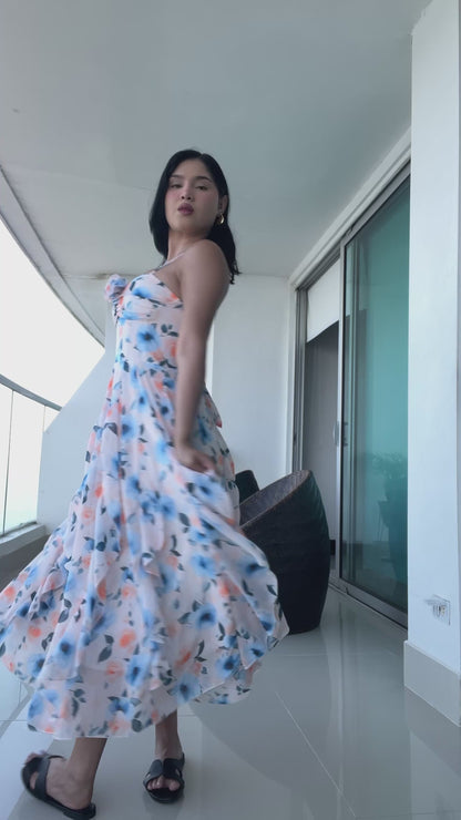 VESTIDO ADA - NARANJA AZULADO