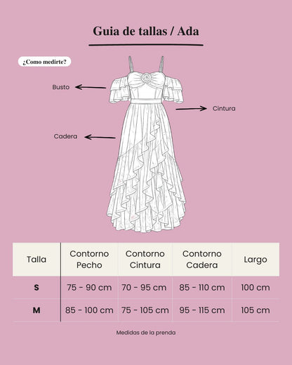 VESTIDO ADA - BLANCO Y NEGRO